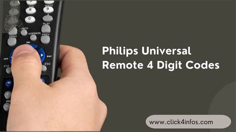 codes for philips universal remote